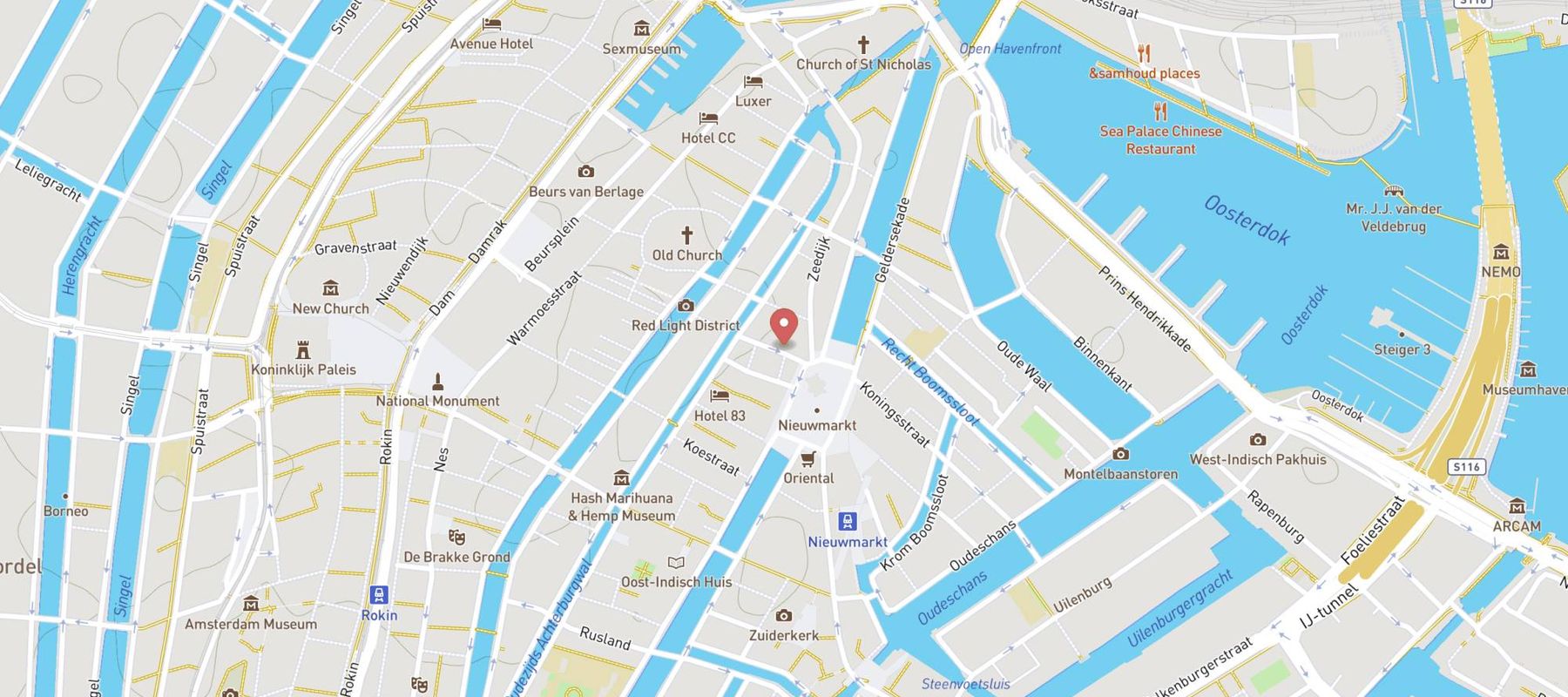 The Amsterdam Hotel Apartments map