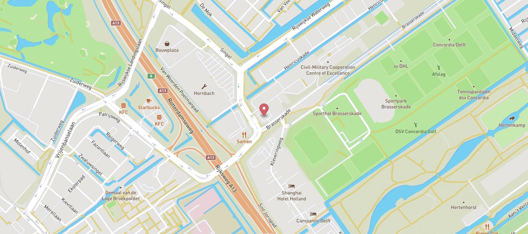 SPAR express Den Haag Ypenburg map