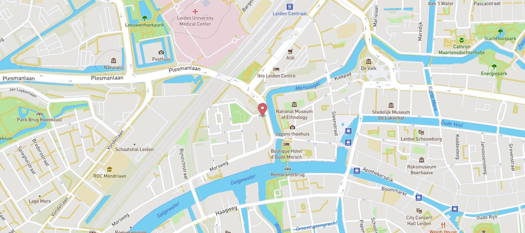 Parkeergarage Morspoort Leiden map