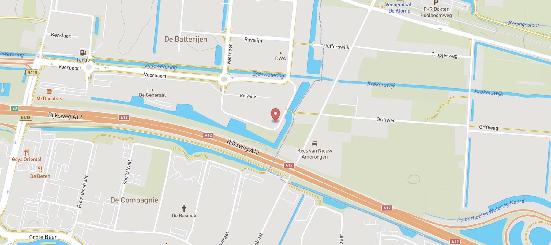 Van der Valk Hotel Veenendaal map