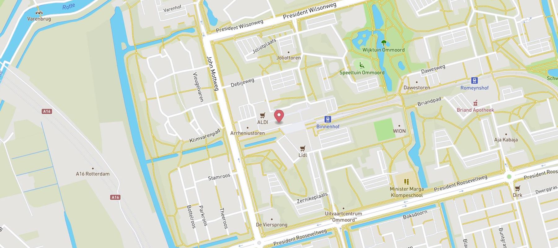 HEMA Rotterdam Binnenhof map