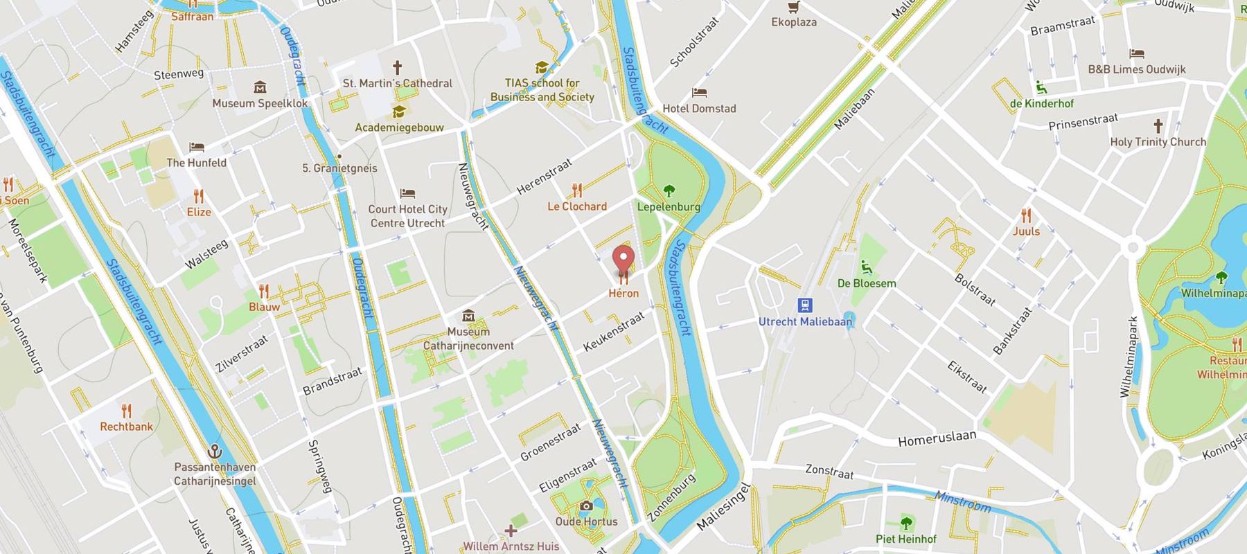 Héron map
