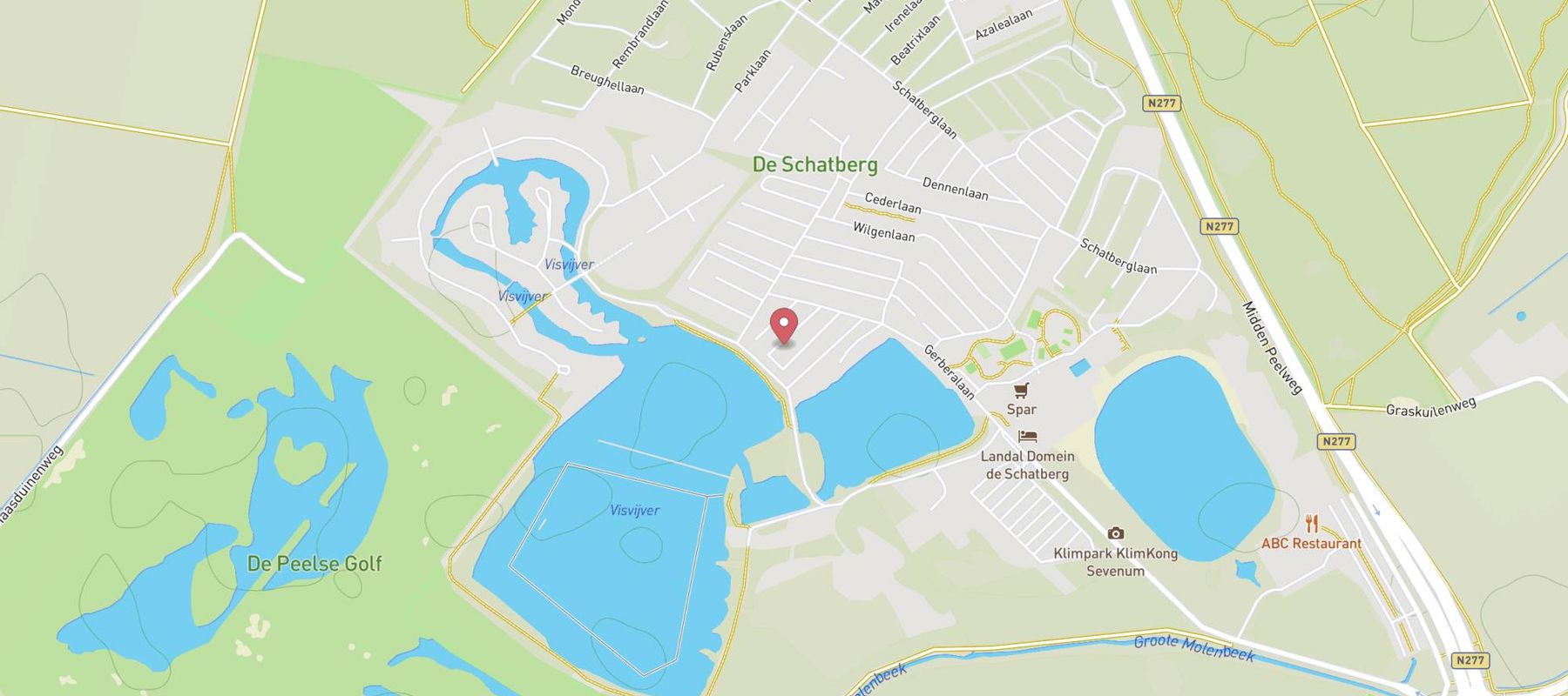 Landal Domein De Schatberg map