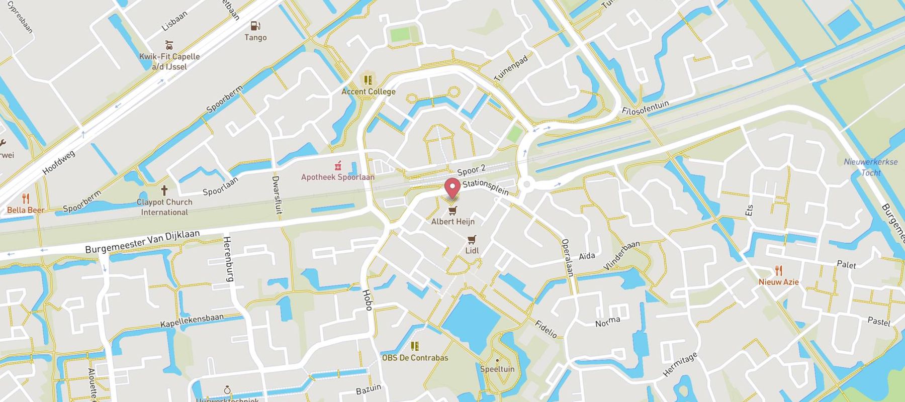 Kruidvat map