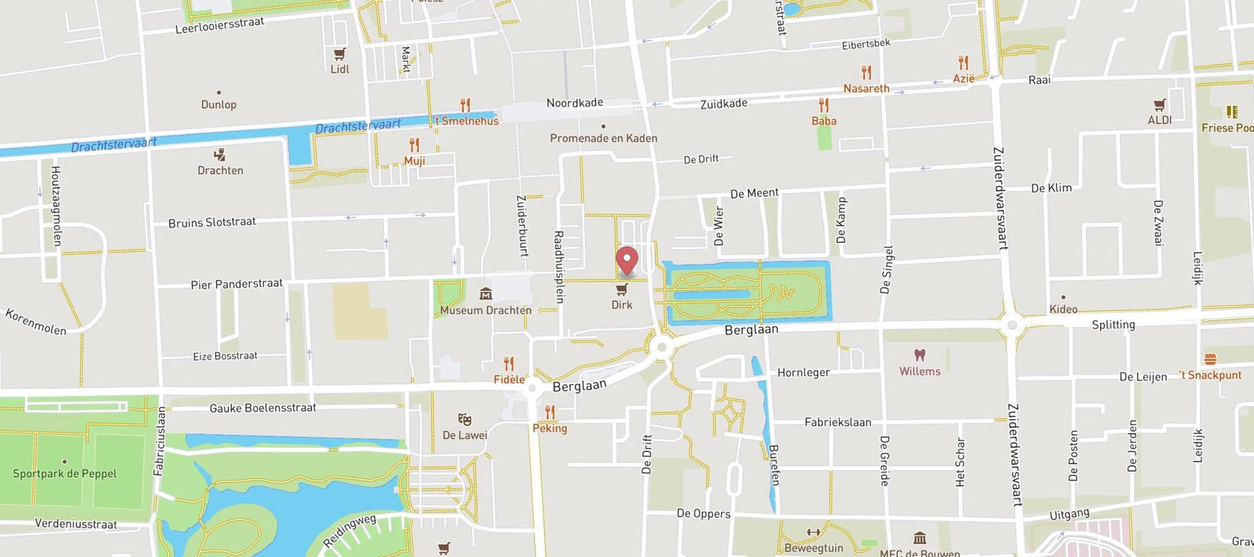 Trekpleister map