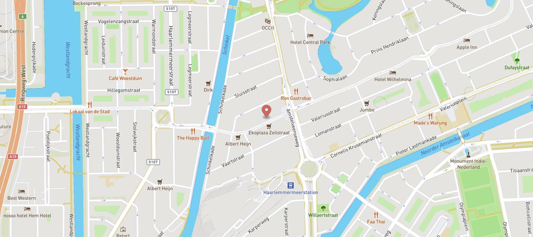 Ekoplaza Zeilstraat map