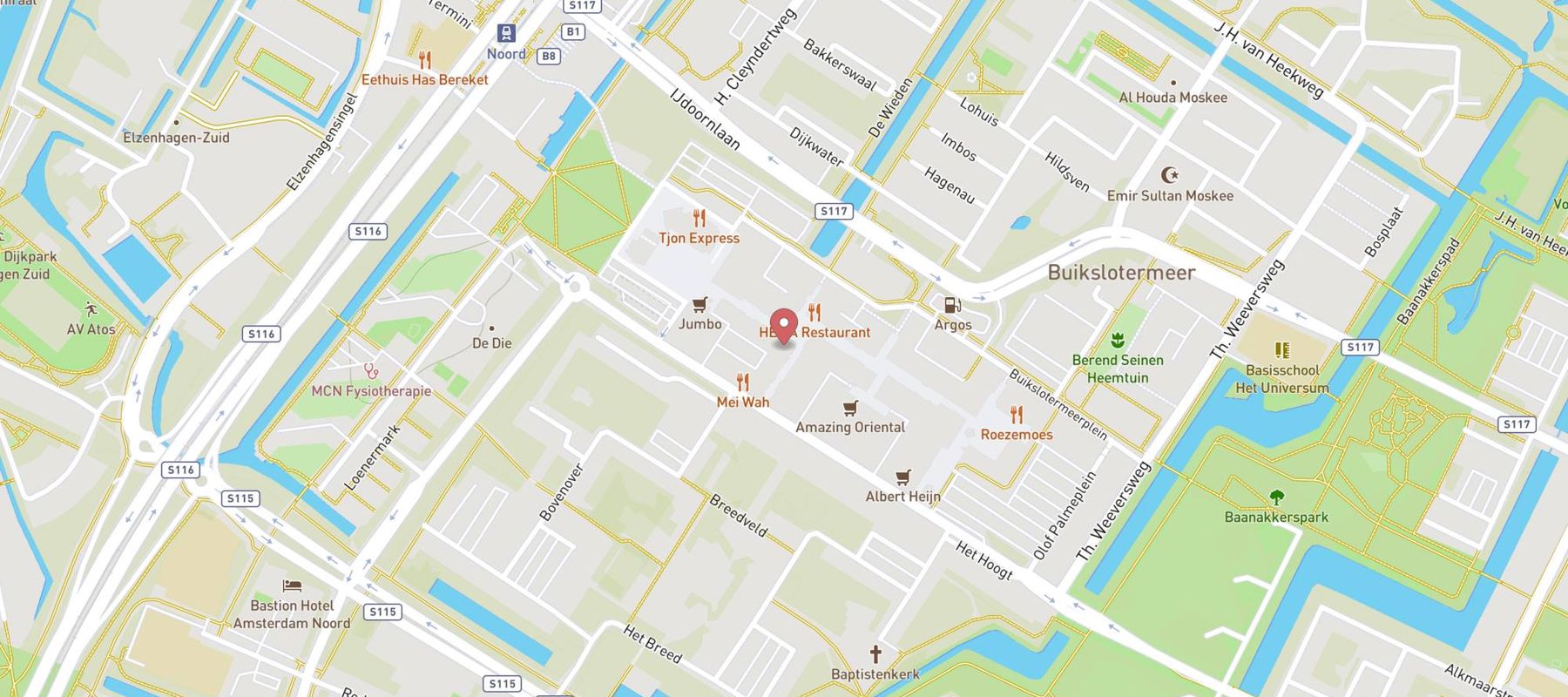 Blokker Amsterdam Buikslotermeerplein map