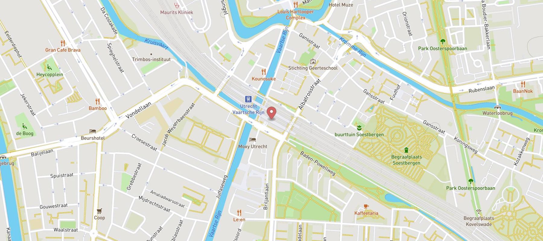 Parkeergarage Vaartsche Rijn map