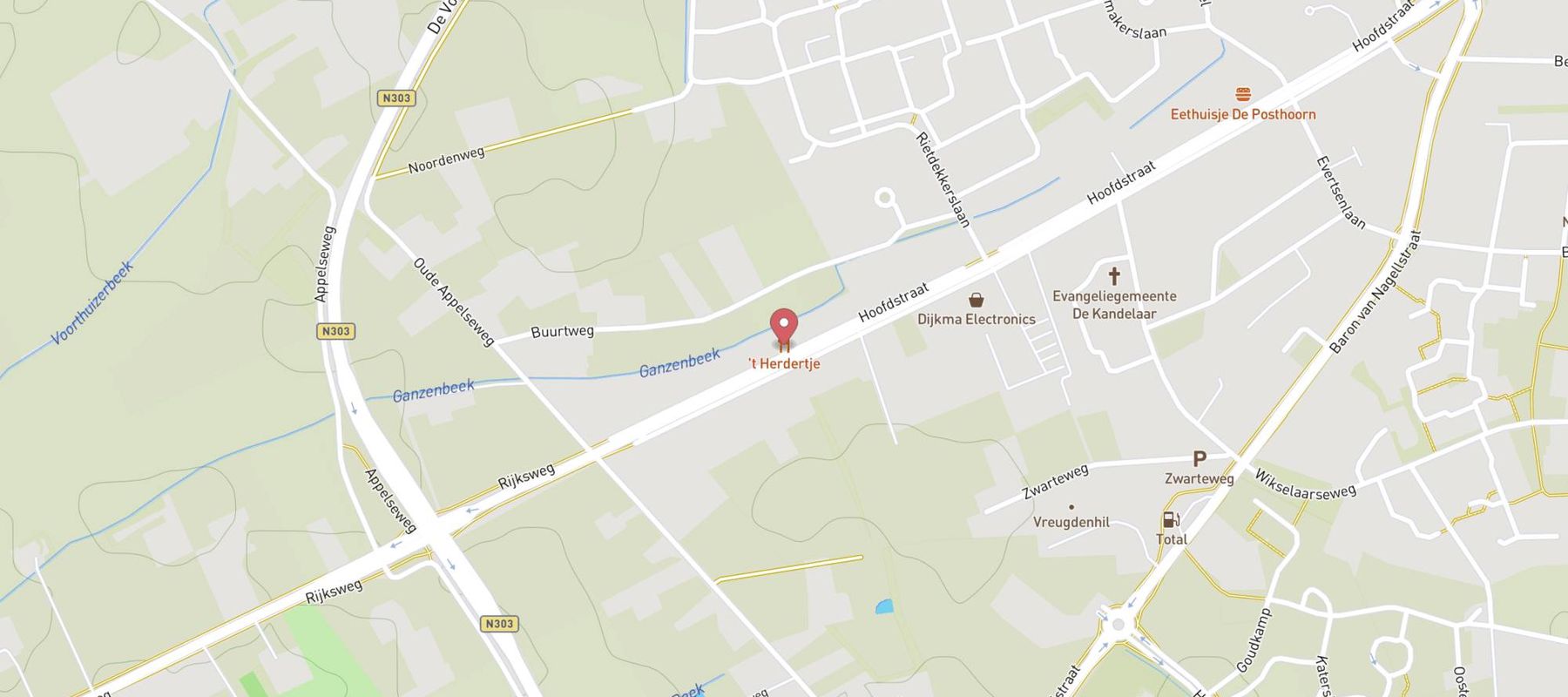 Restaurant 't Herdertje map