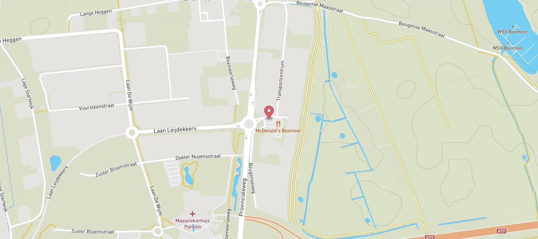 Tango Boxmeer map