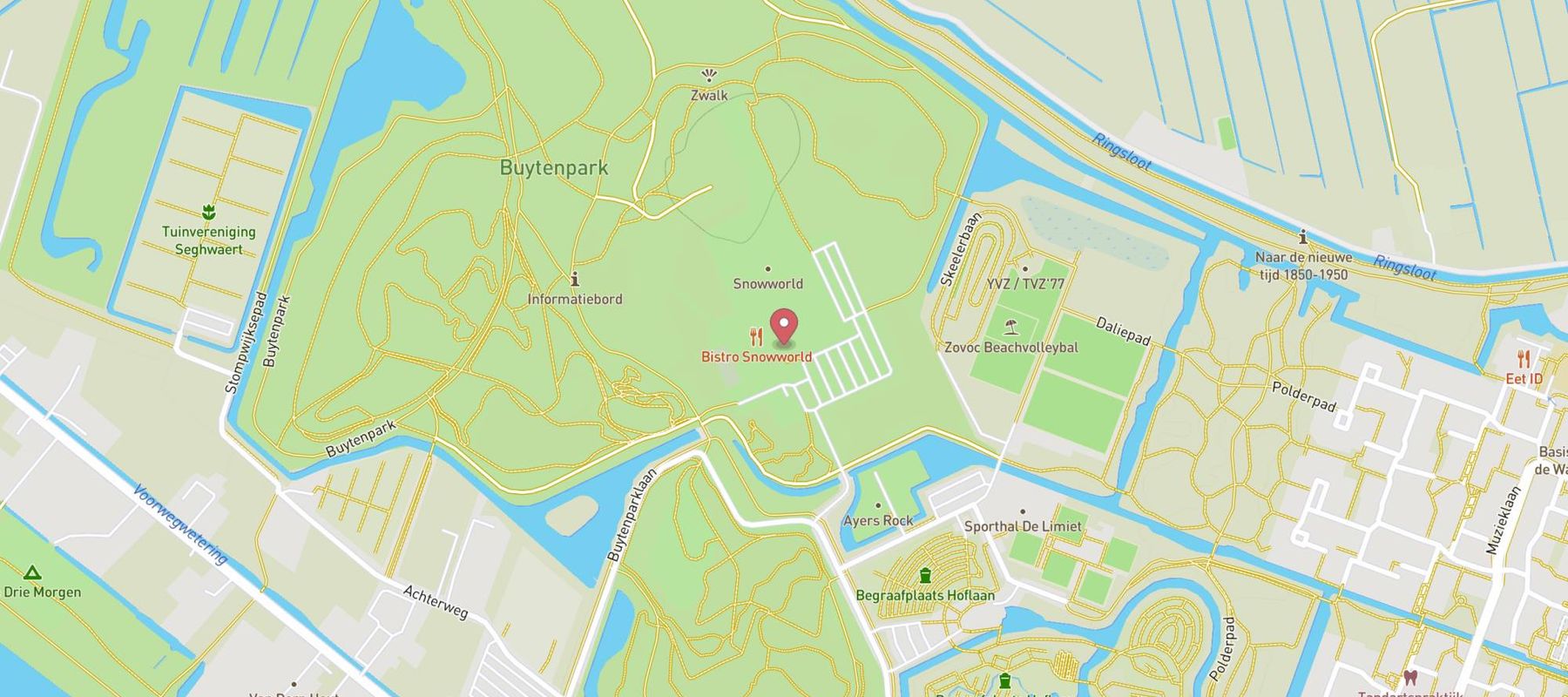 SnowWorld Zoetermeer map