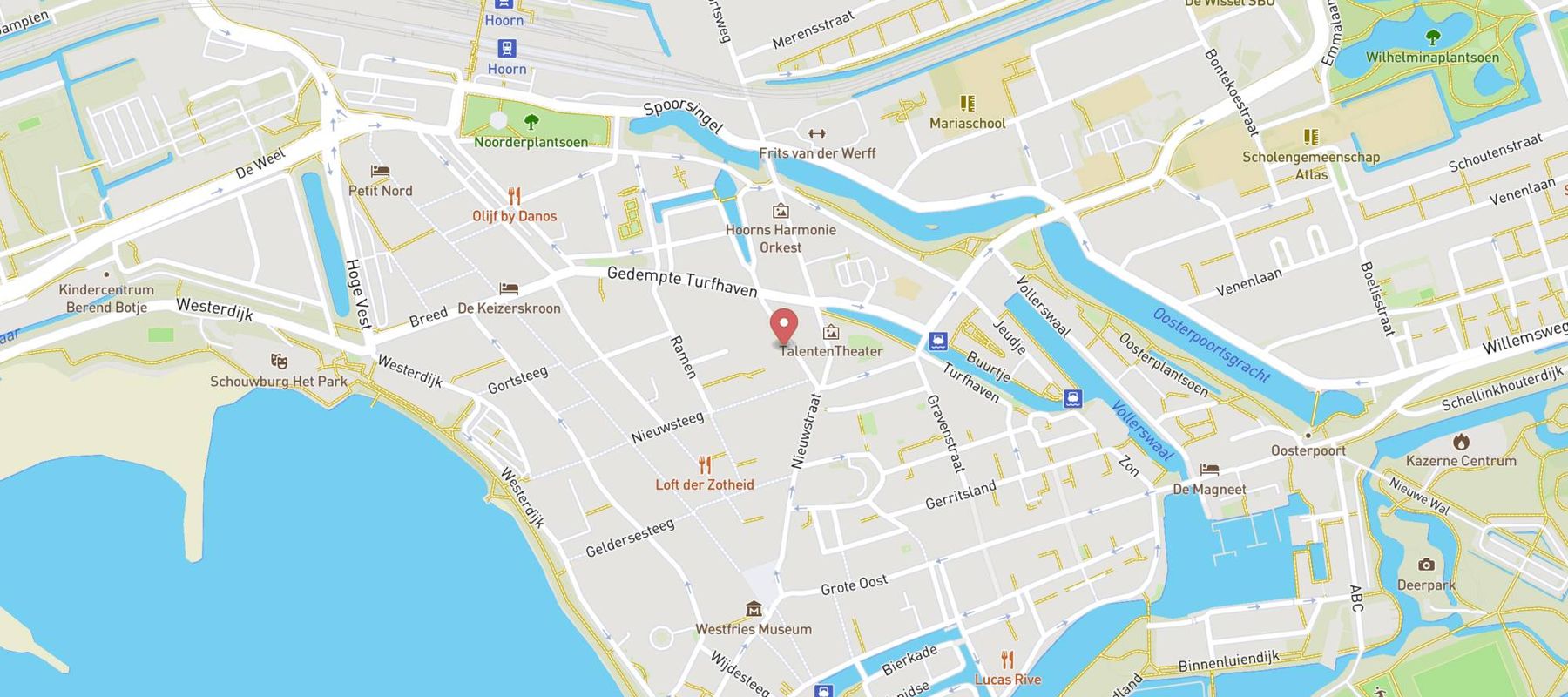 Blokker Hoorn Gouw map