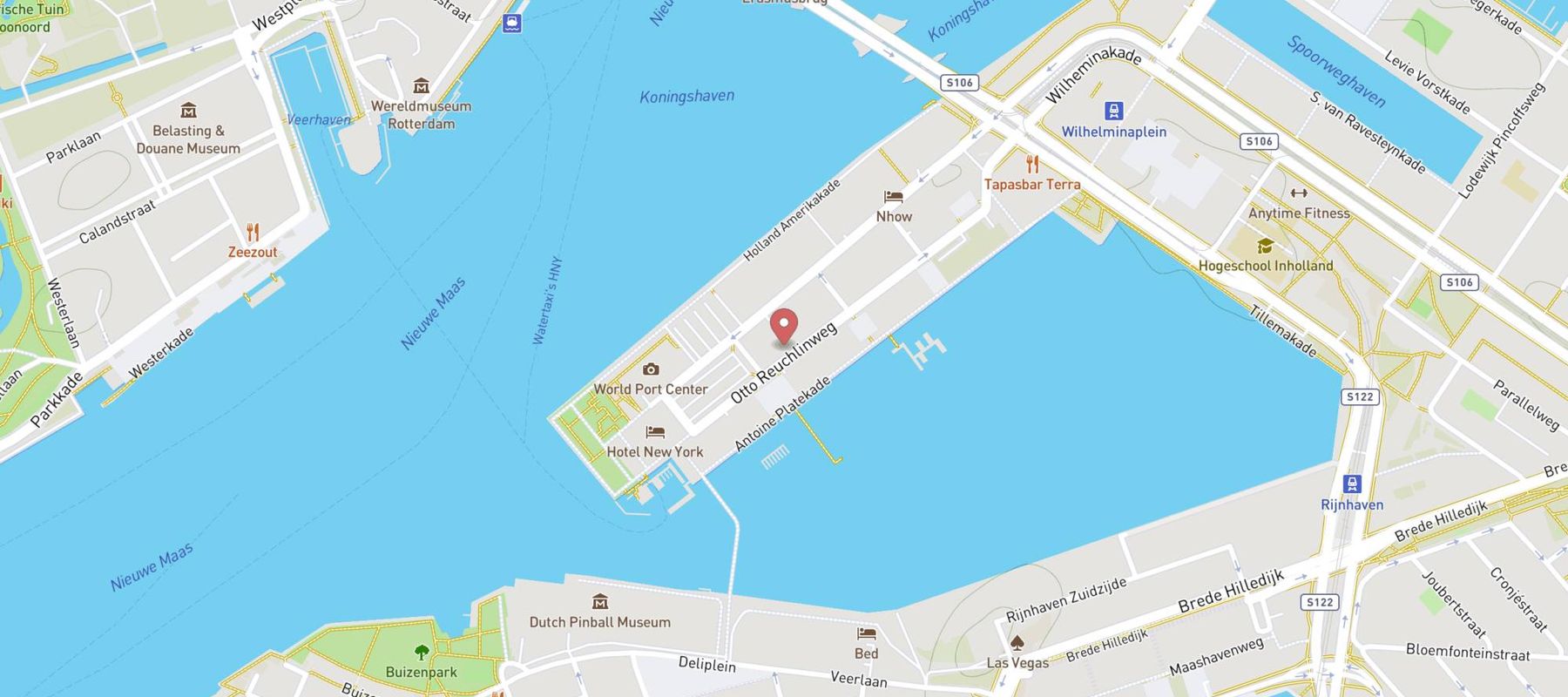 Restaurant Mood Rotterdam map
