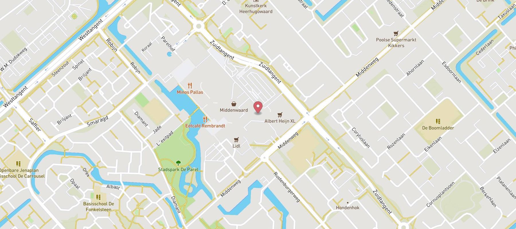 Pearle Opticiens Heerhugowaard map