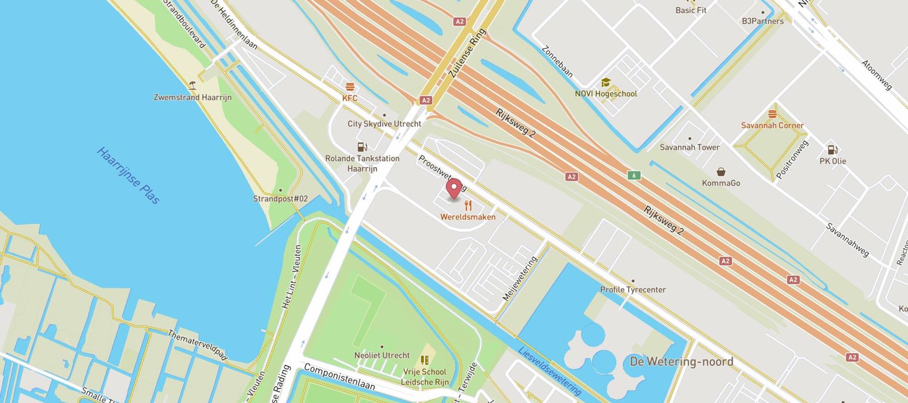 Family Foodspot Utrecht map