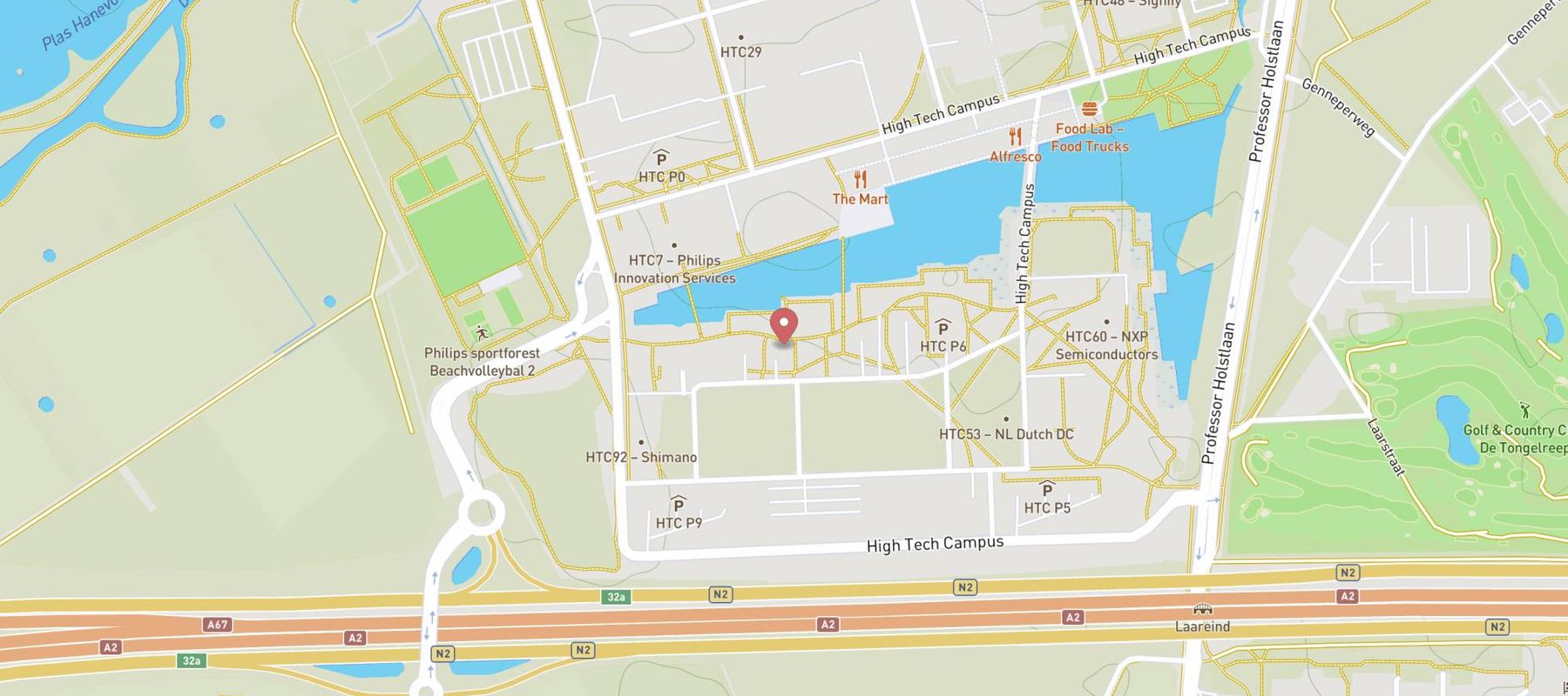 High Tech Campus Eindhoven map