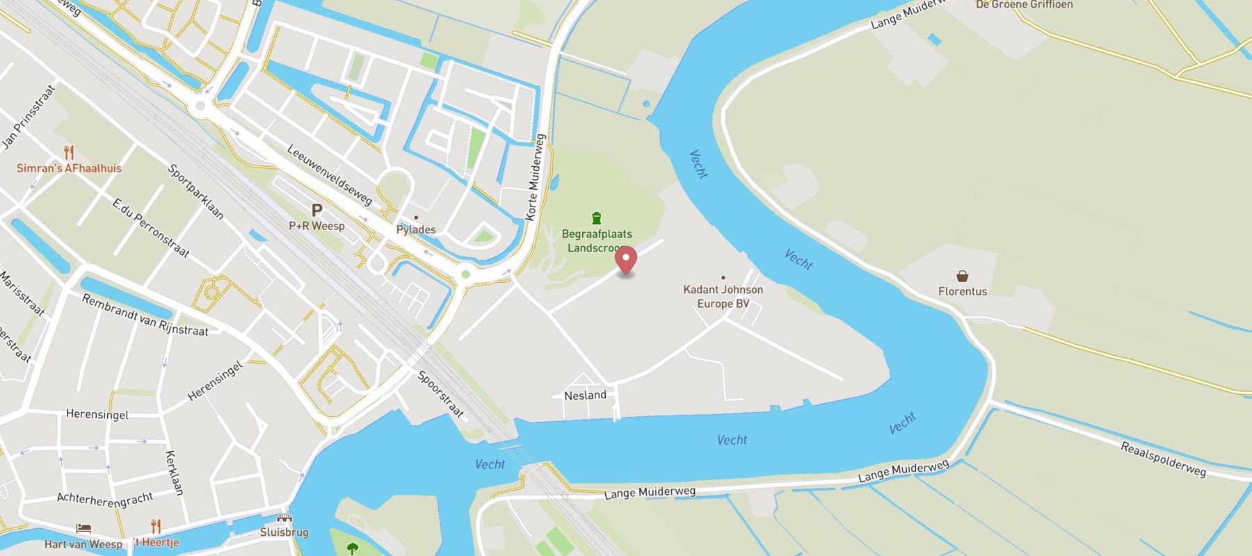 Karwei bouwmarkt Weesp map