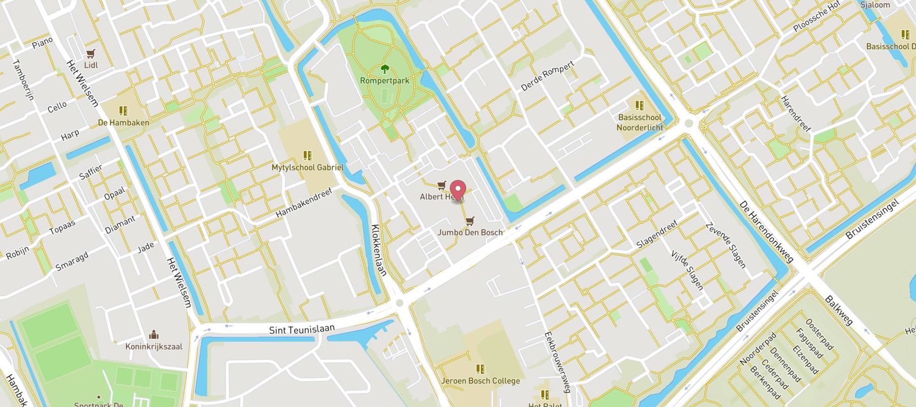 Pearle Opticiens Den Bosch - Rompertpassage map