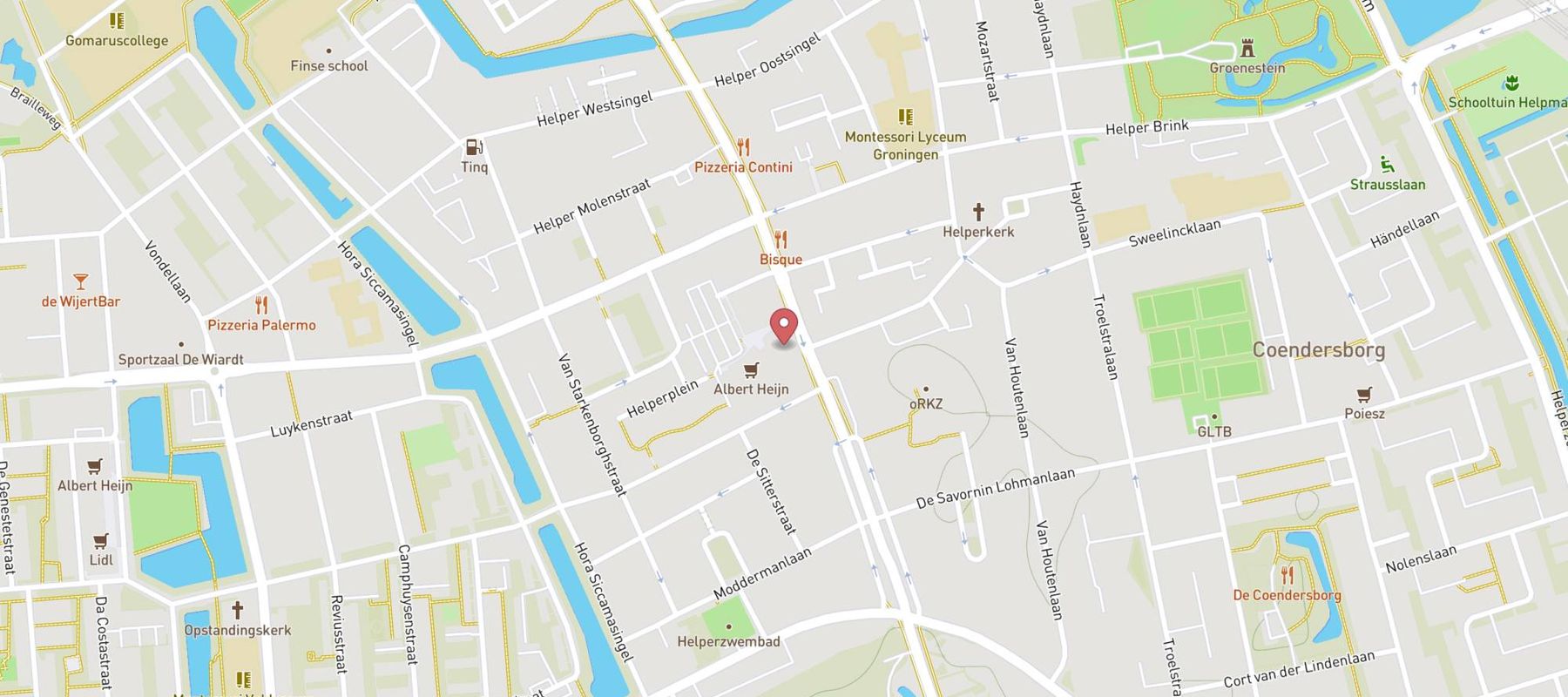 Blokker Groningen Verlengde hereweg map