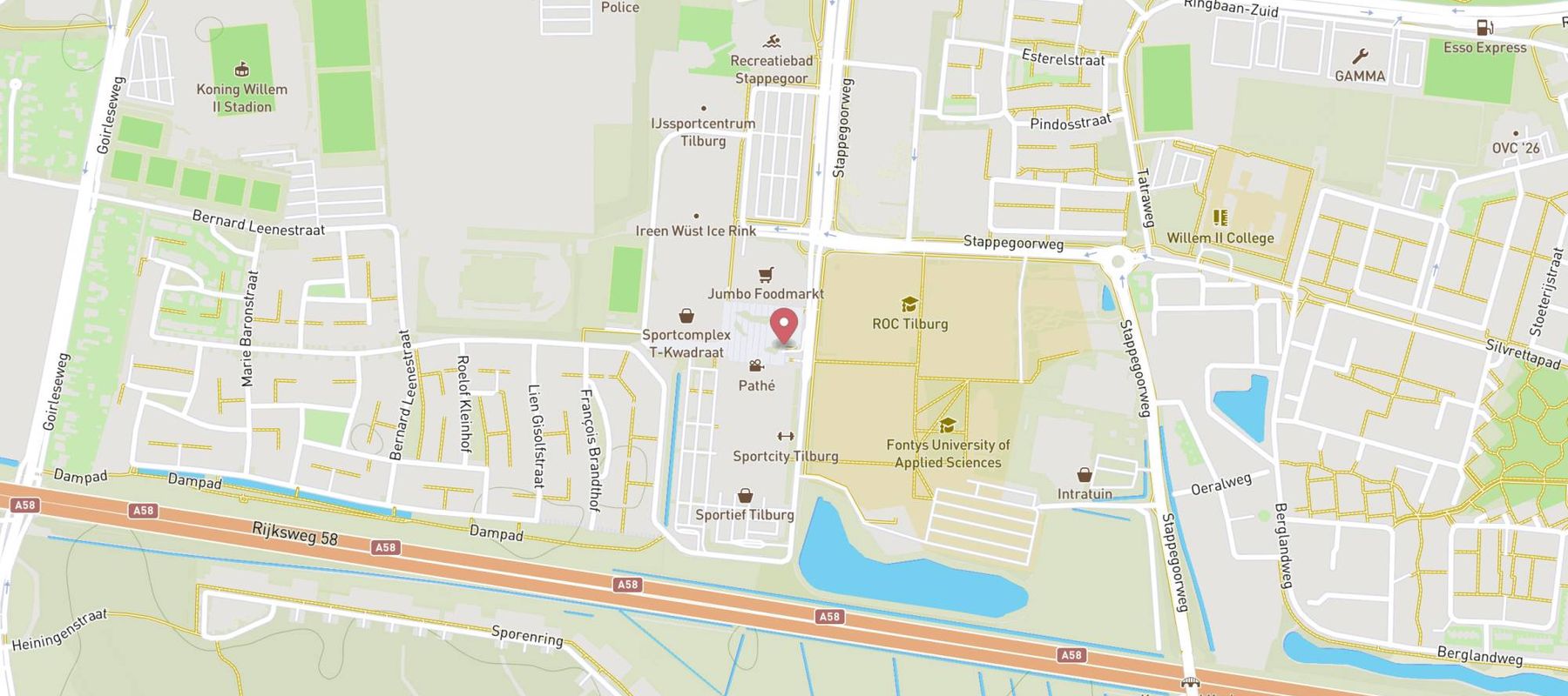 Parkeergarage Stappegoor map