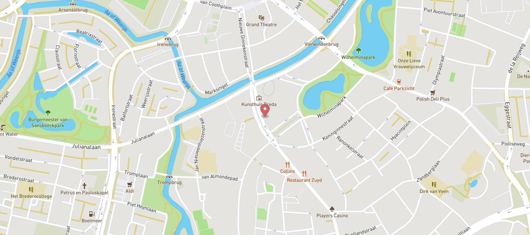Pauw Breda map