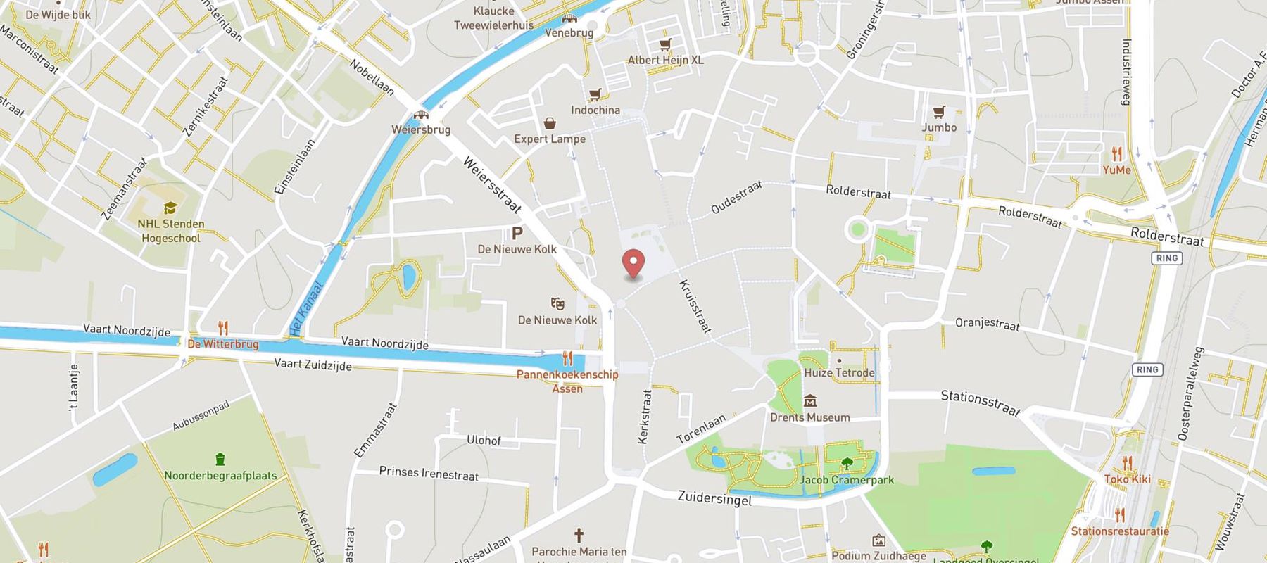 Pearle Opticiens Assen - Centrum map