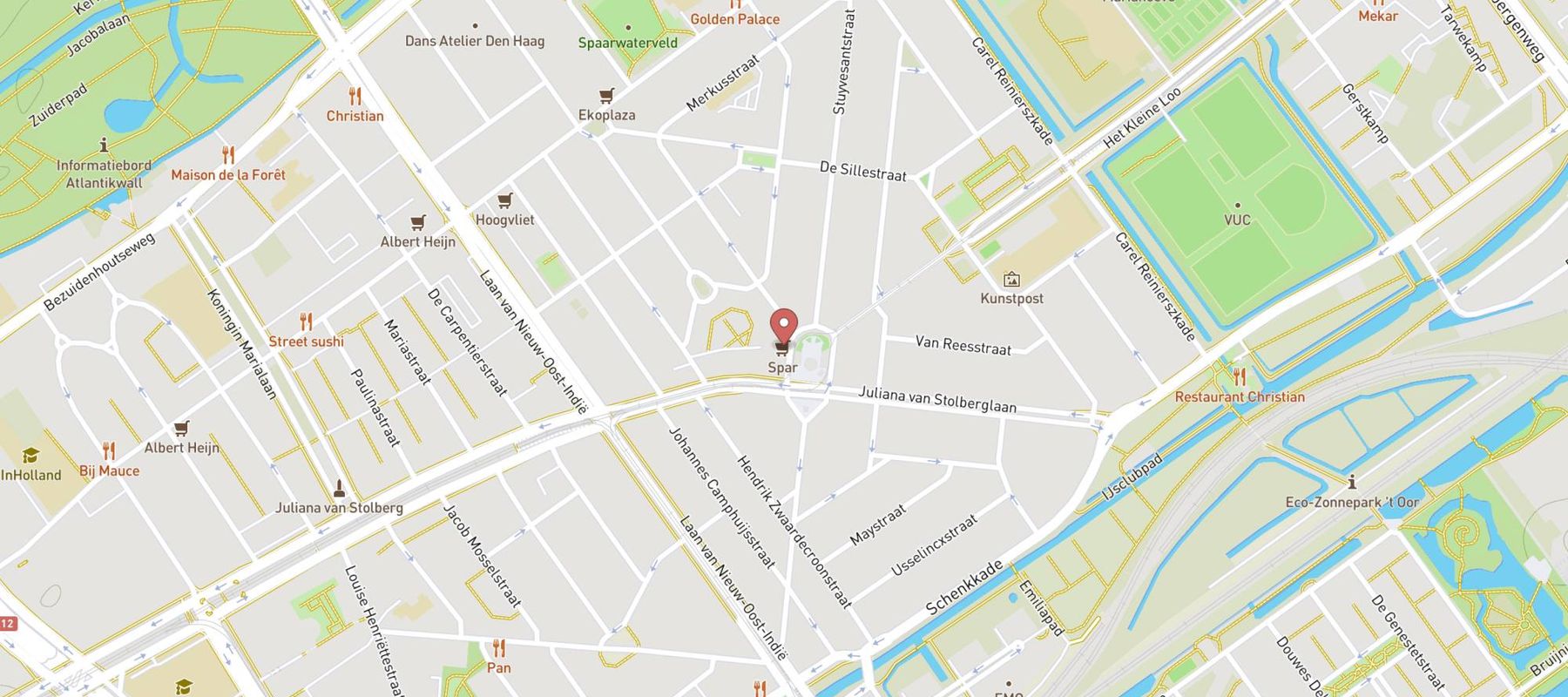 SPAR Angela map