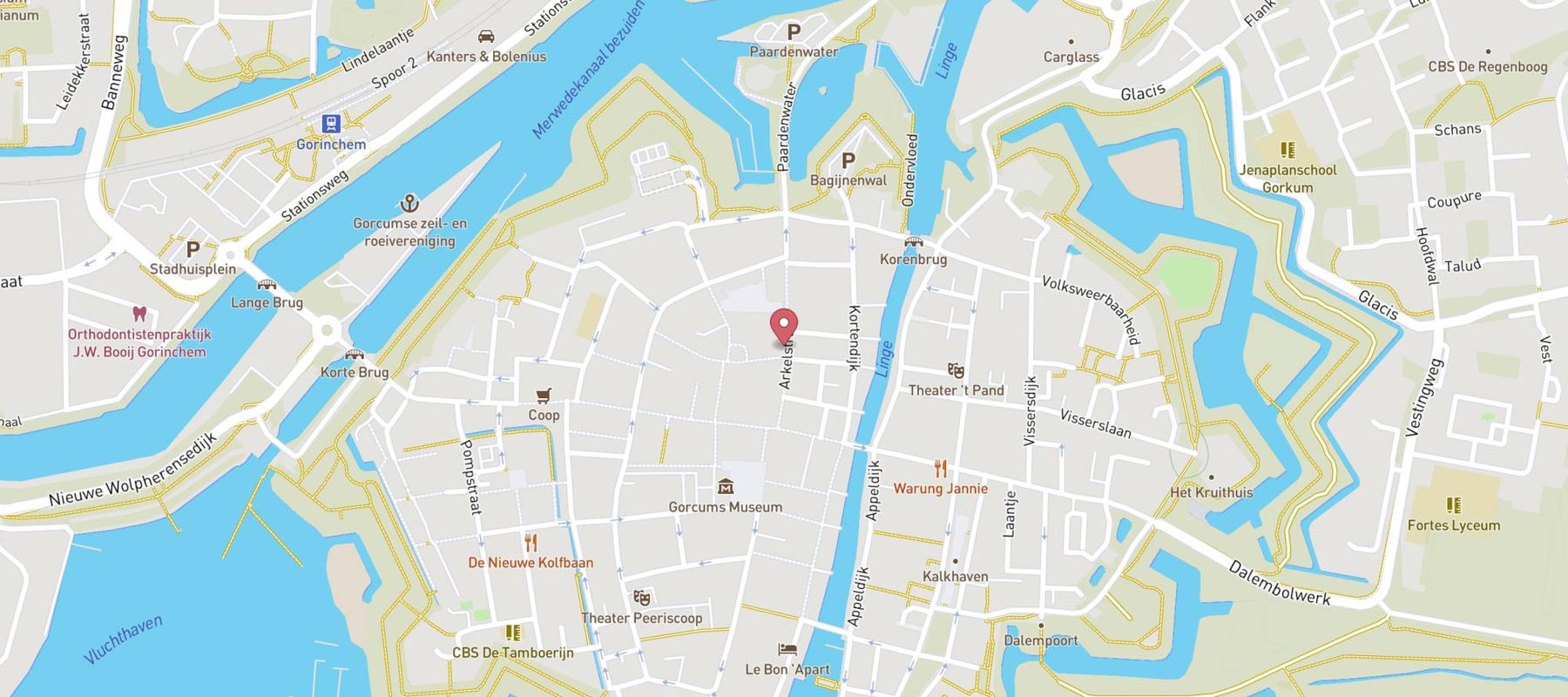 SPAR city Gorinchem map