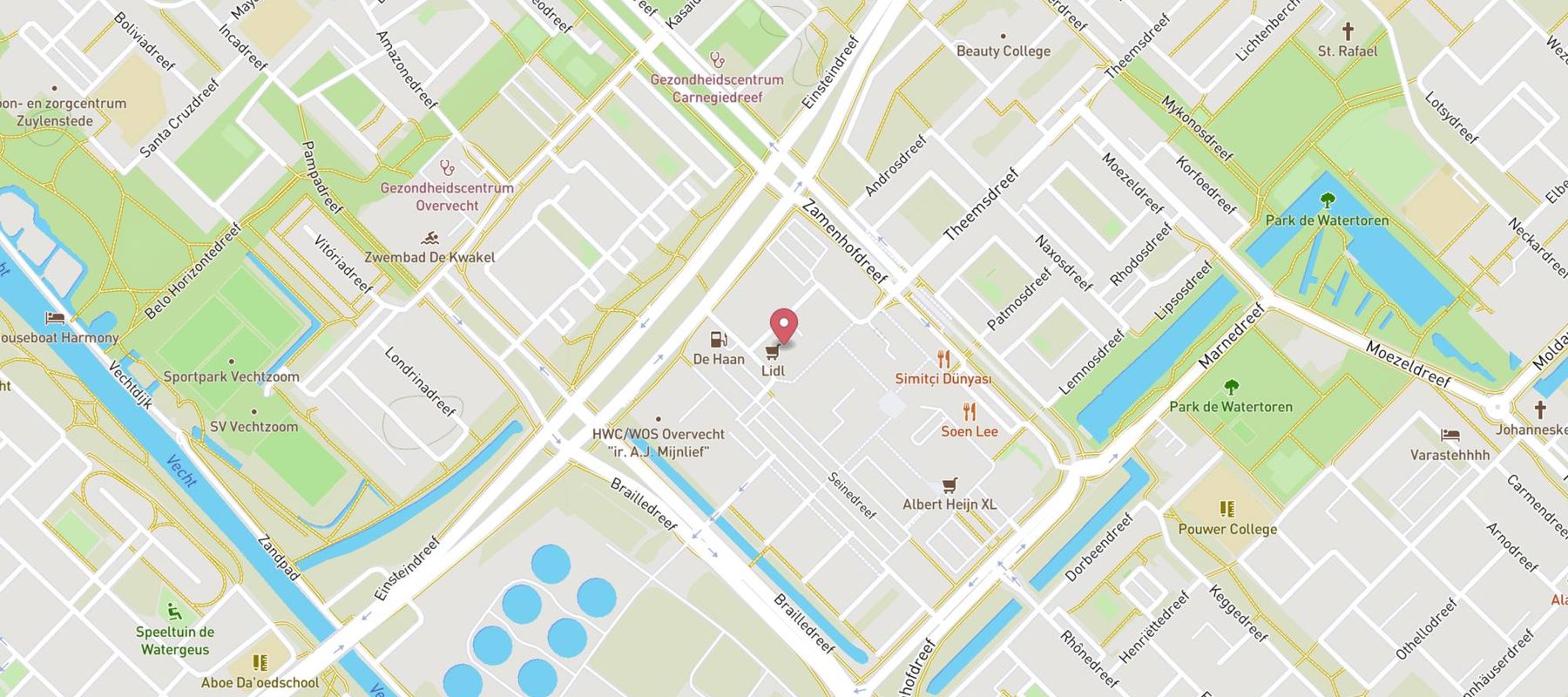Action Utrecht map