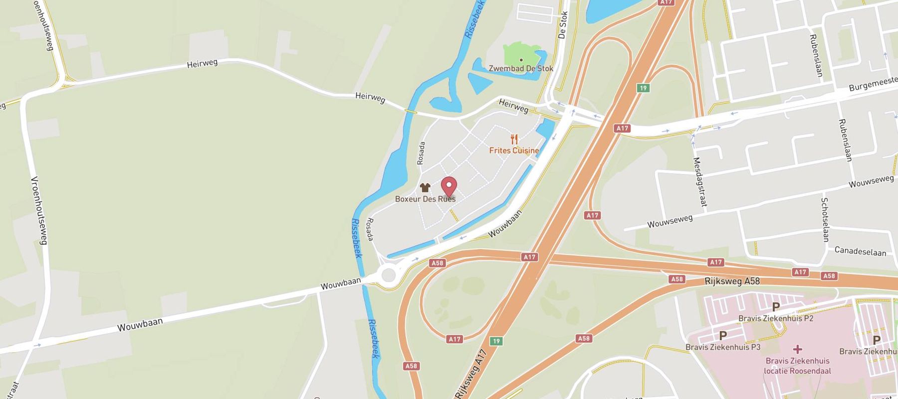 Essentiel Antwerp Outlet map