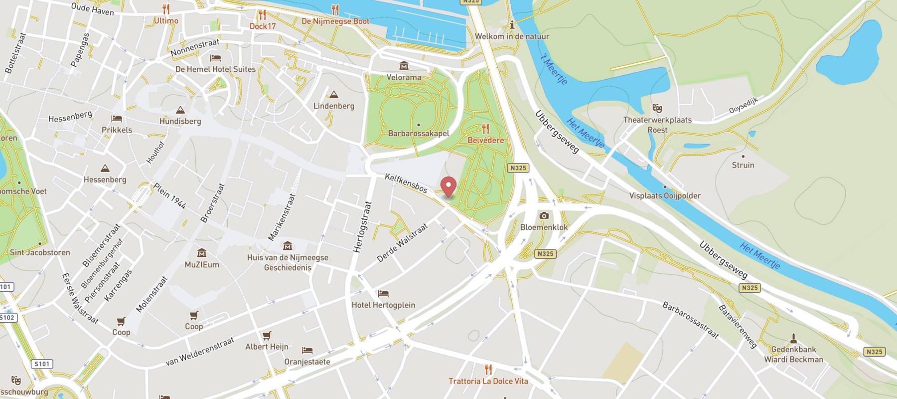 restaurant de Portier map