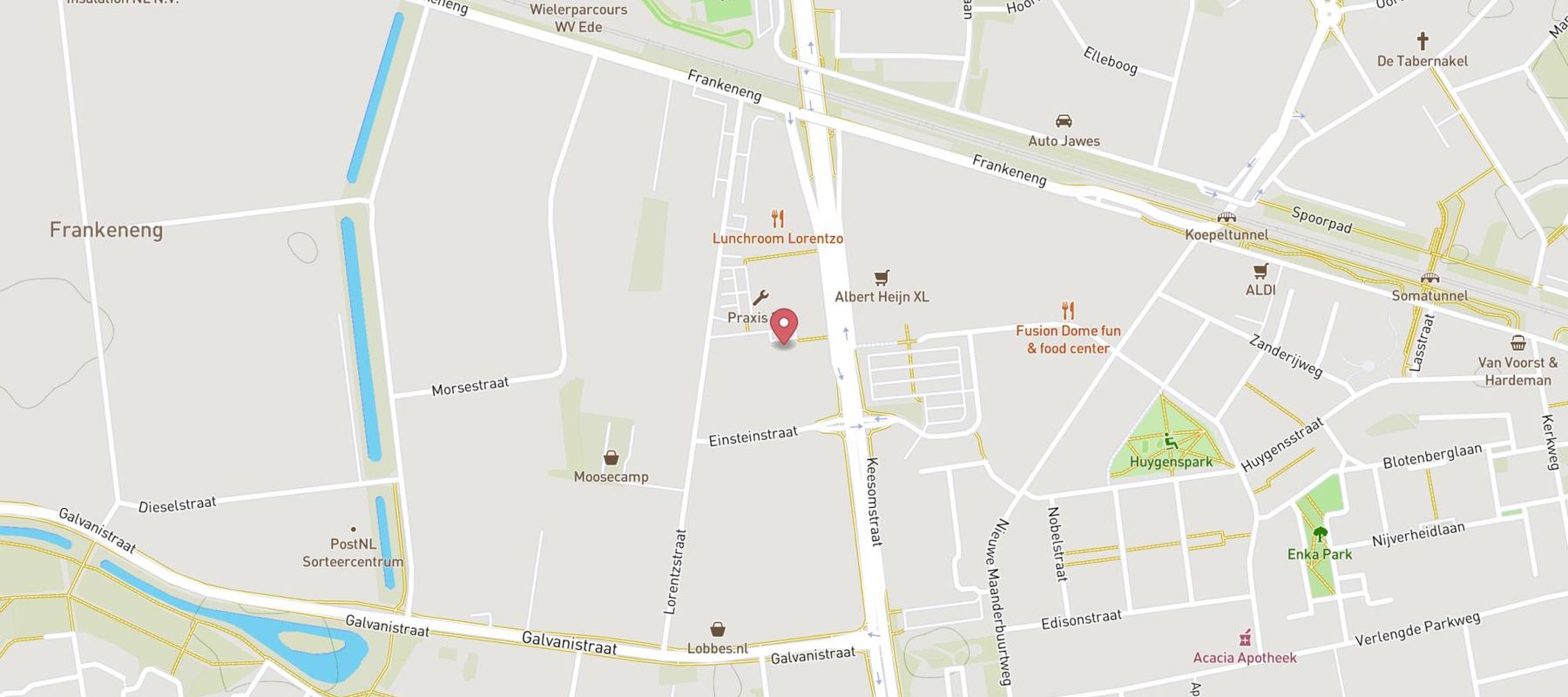 GAMMA bouwmarkt Ede map