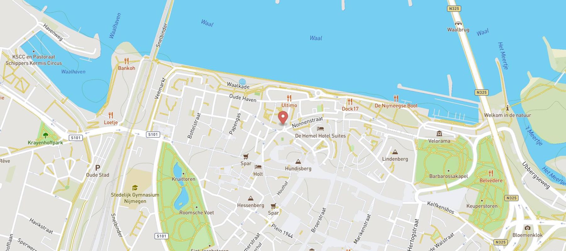 Bar Cali map