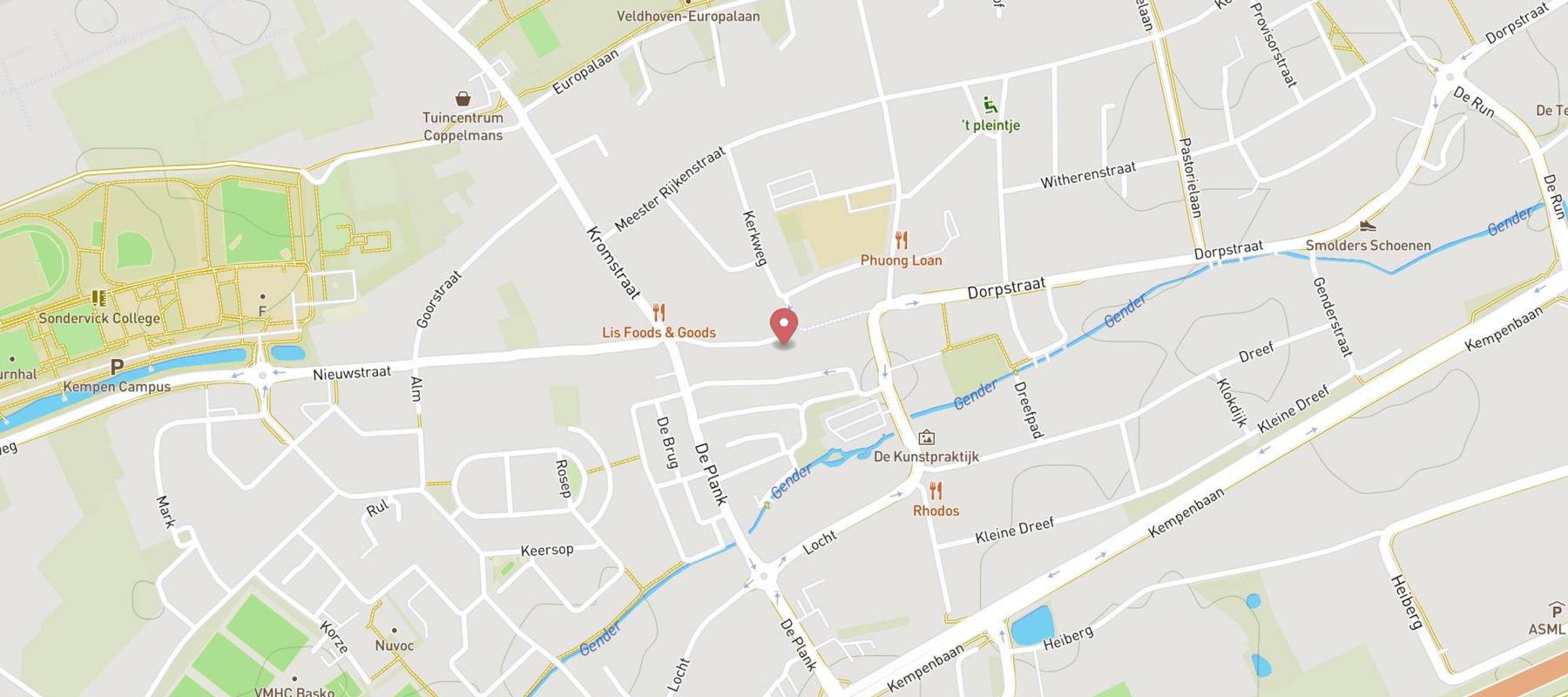 Shoeby - Veldhoven map