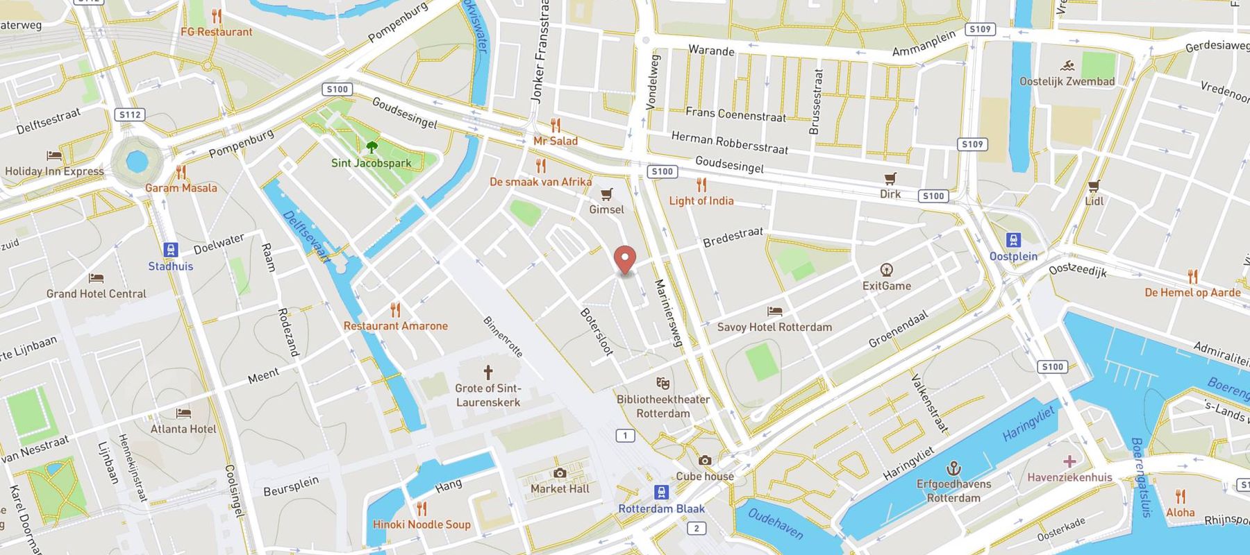 De Pizzabakkers Pannekoekstraat map