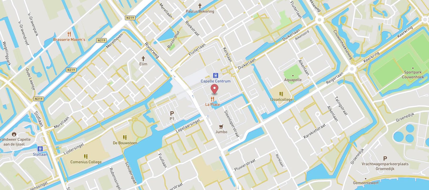 Xenos Capelle a/d Ijssel map