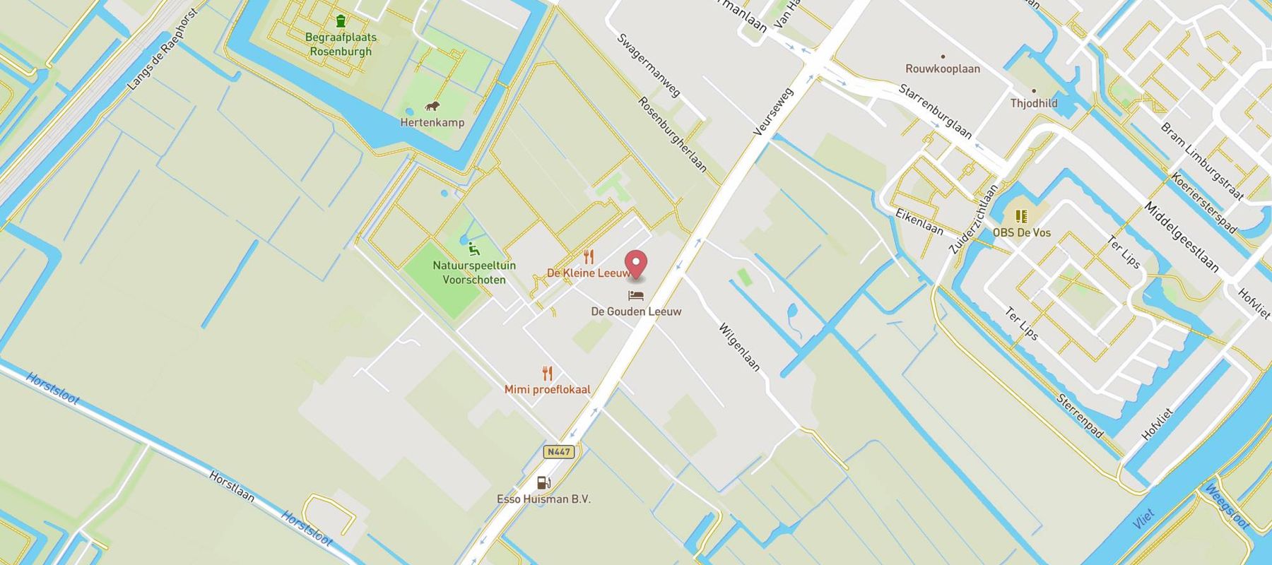 Van der Valk Hotel De Gouden Leeuw map