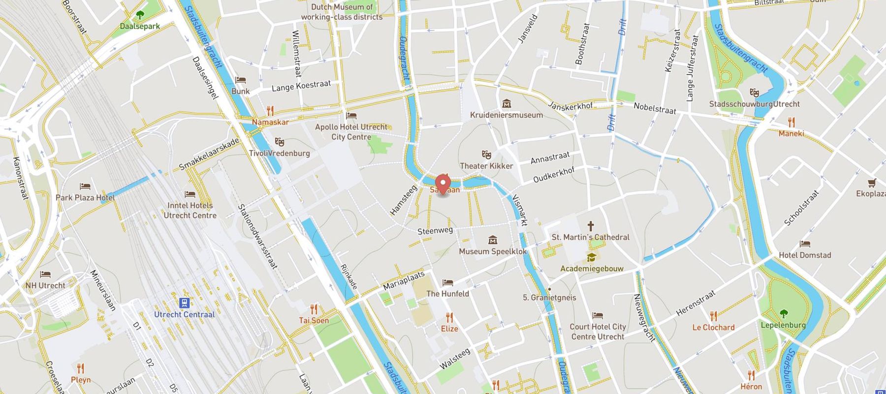 Nespresso Boutique map