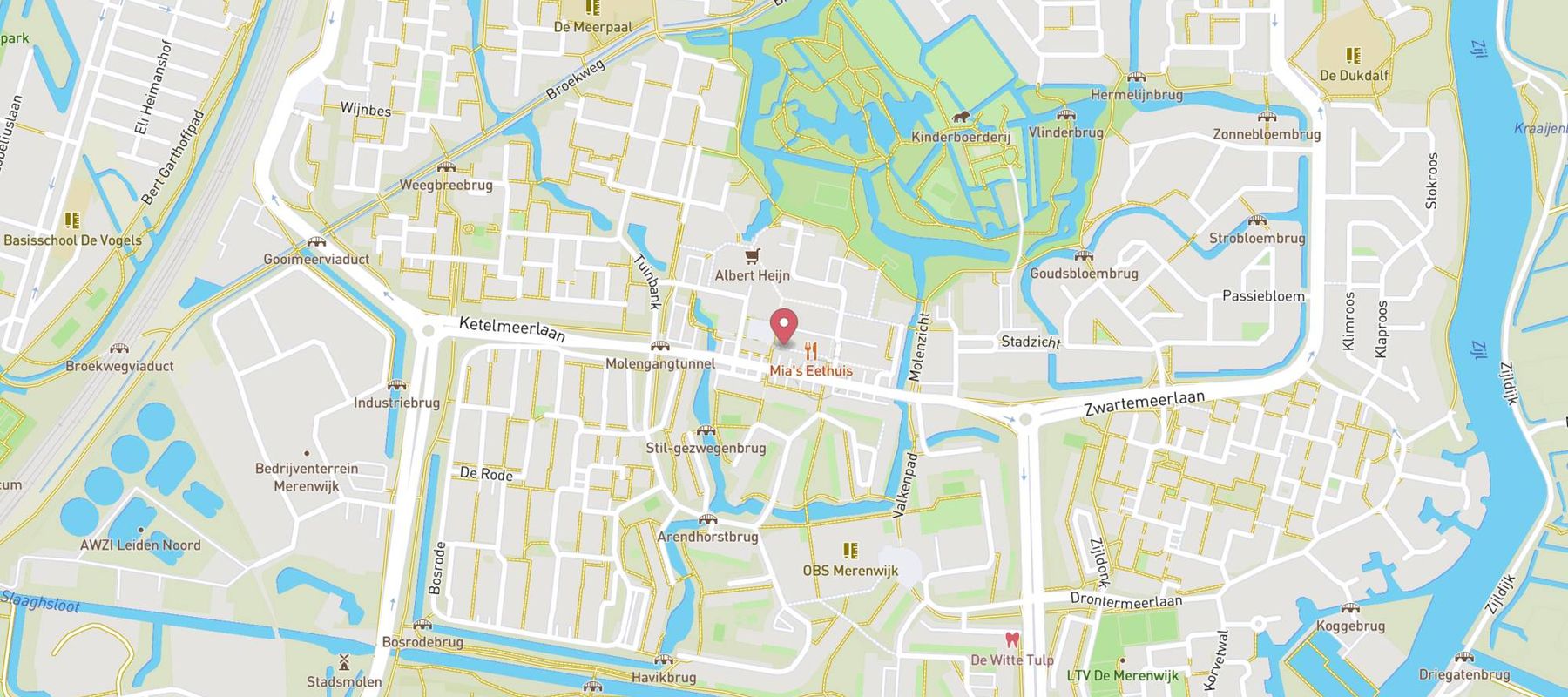 Hans Anders Opticien Leiden map