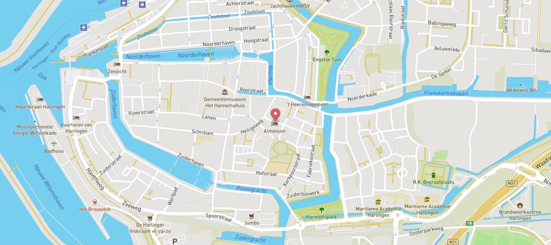 Hotel Almenum - het sfeervolle stadslogement - map
