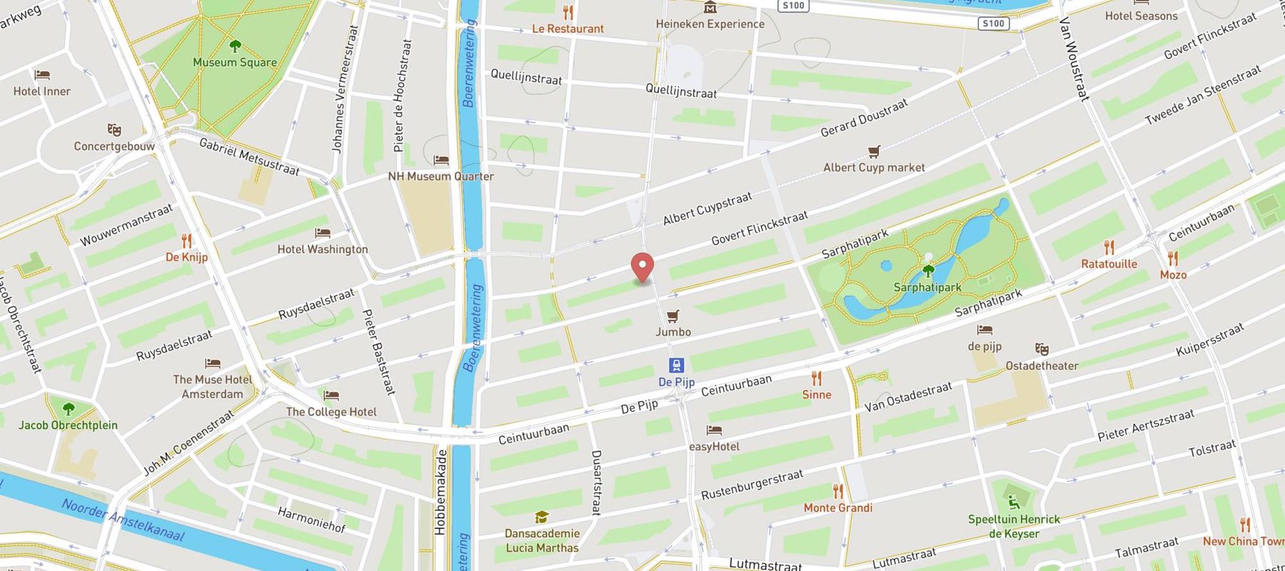 Blokker Amsterdam Ferdinand Bolstraat map
