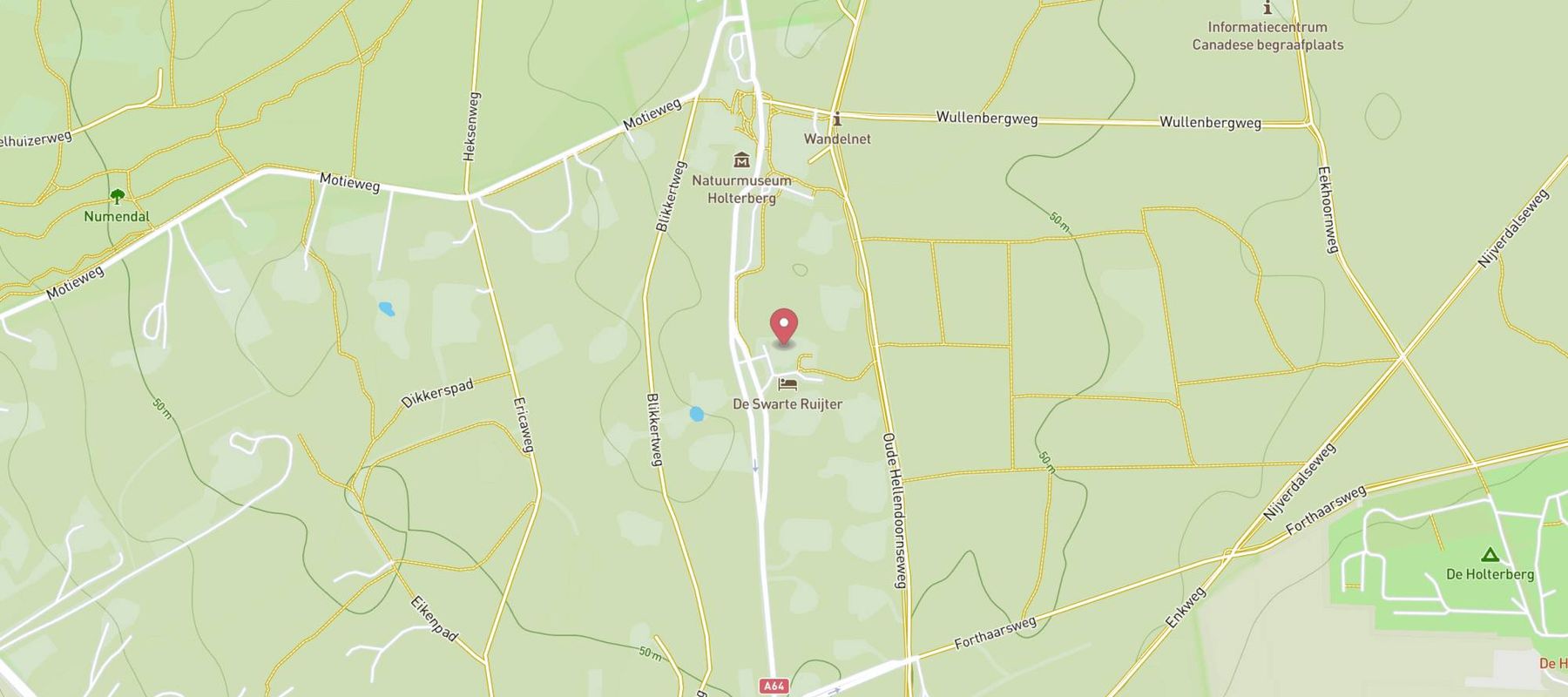 De Swarte Ruijter map