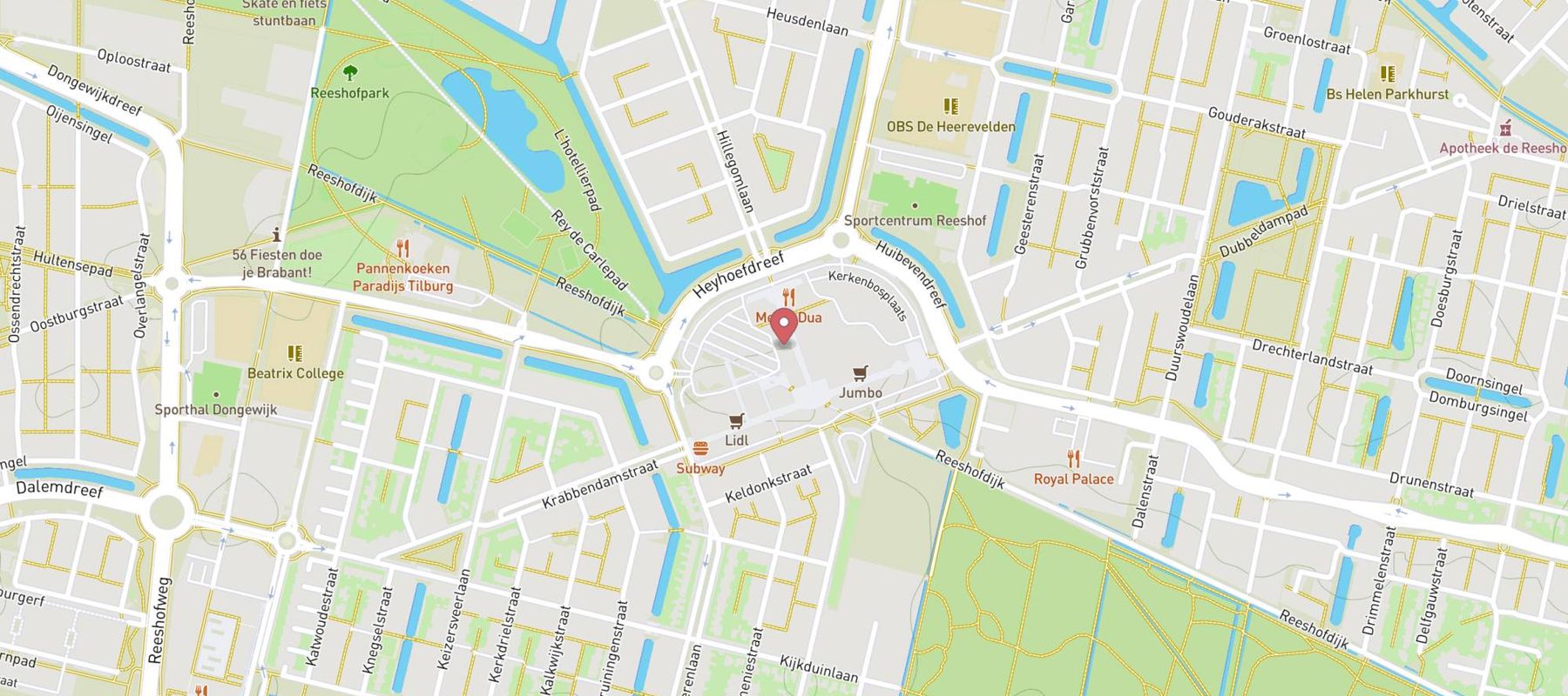 Shoeby - Tilburg Heyhoef Women map