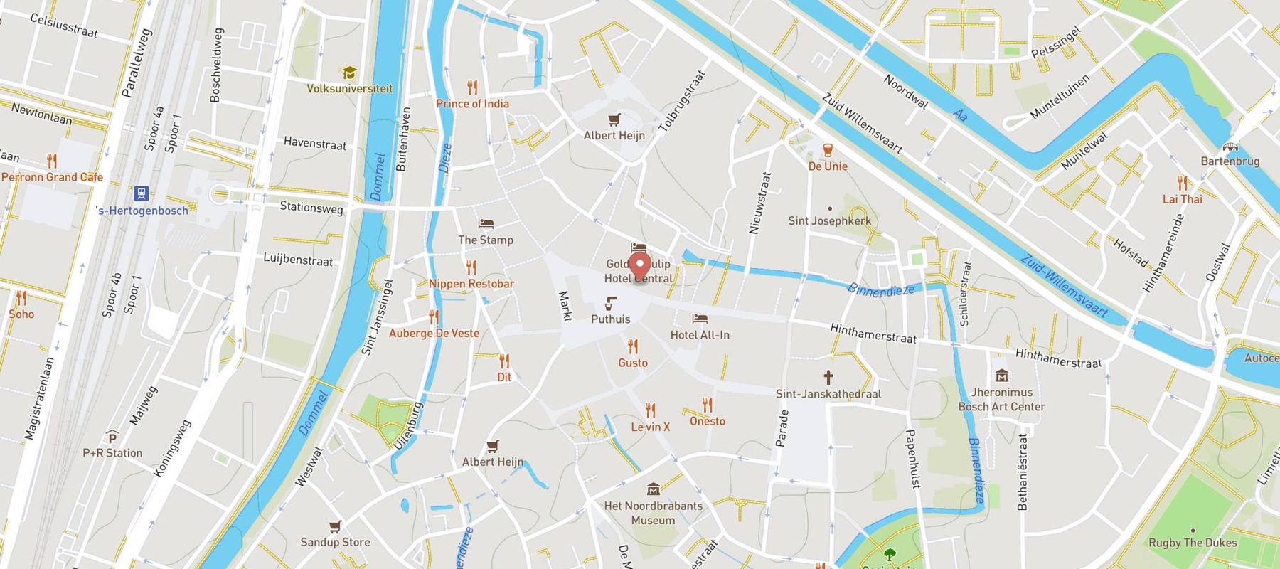 C&A map