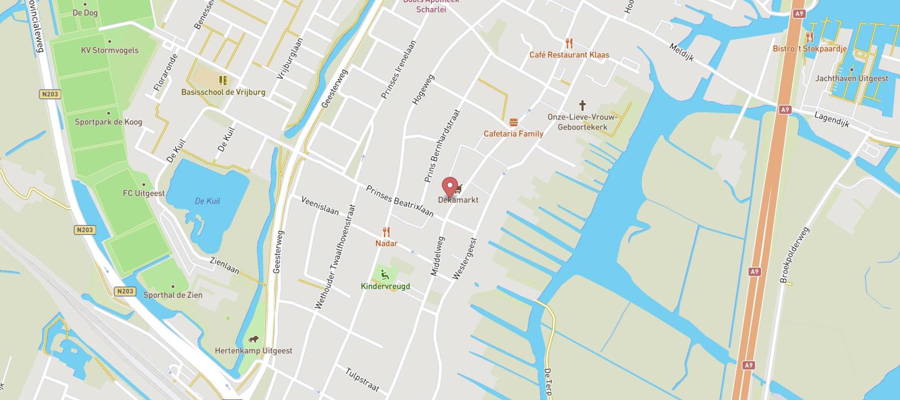 DekaMarkt Uitgeest map