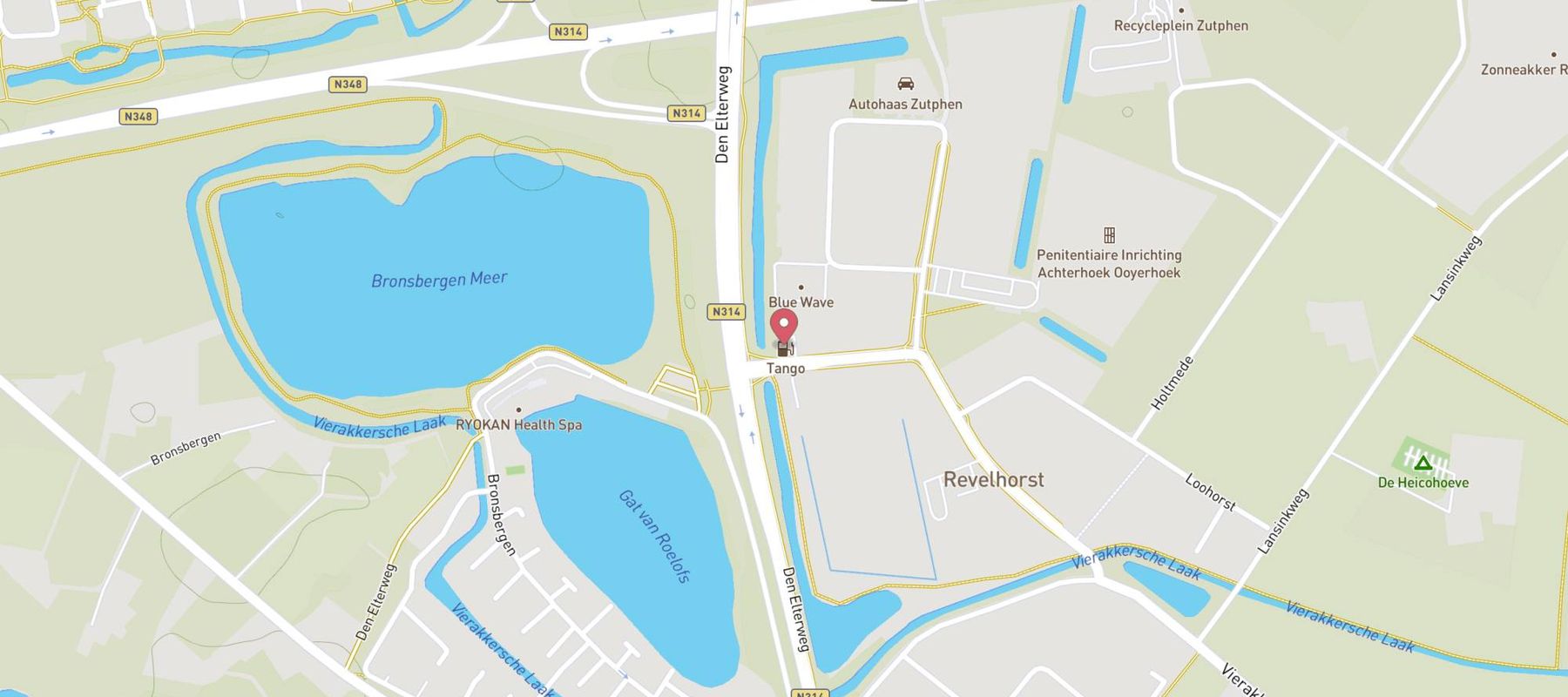 Tango Zutphen Gelderhorst map