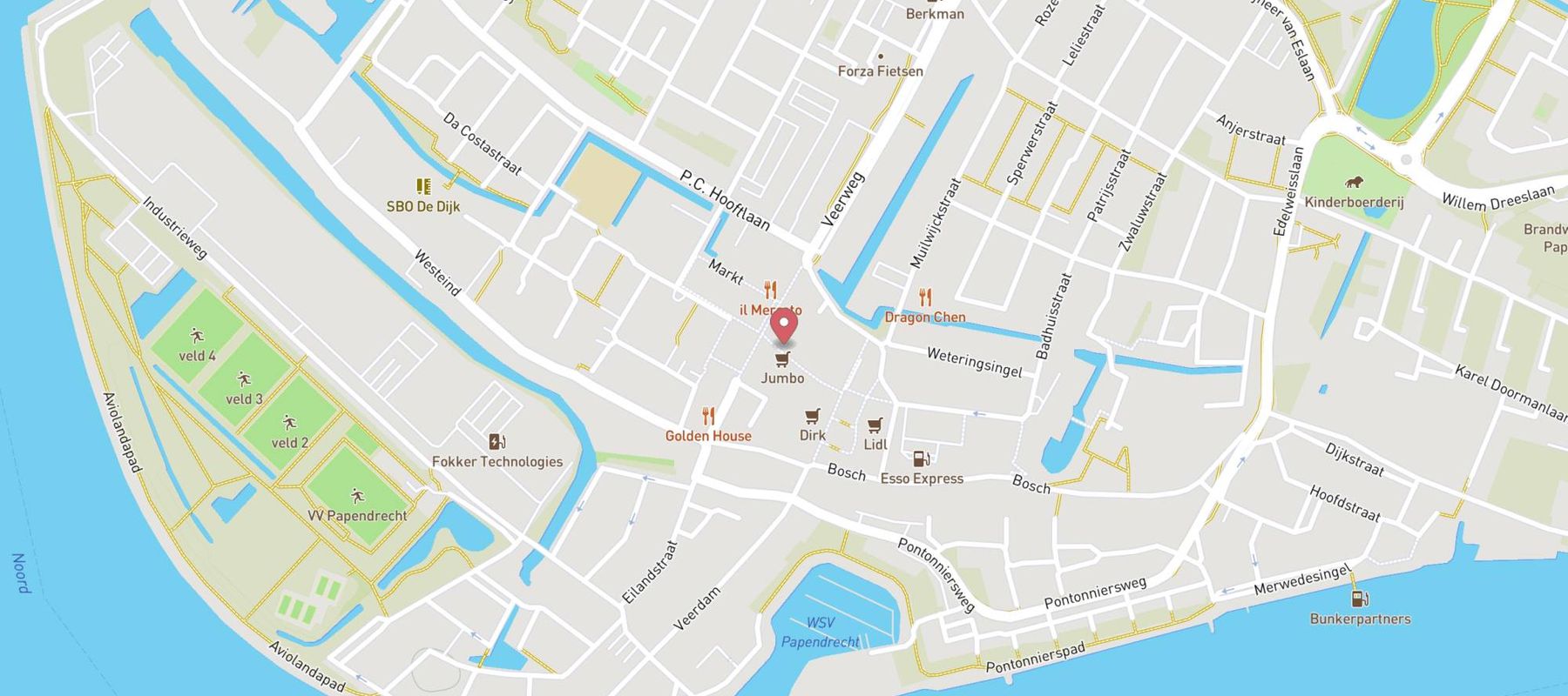 Kruidvat map