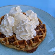 Heart-Garden Waffles & Coffee