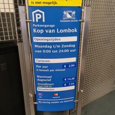 Parkeergarage Kop van Lombok