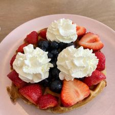 Heart-Garden Waffles & Coffee